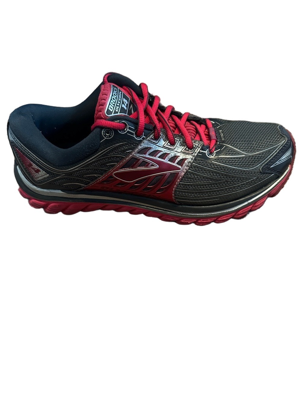 Brooks Women’s Grey/Pink Glycerin 14 Athletic Running Shoe
